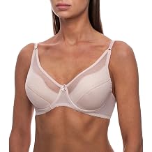 frugue Womens Underwire Full Coverage Plus Size Minimizer Padded Bra