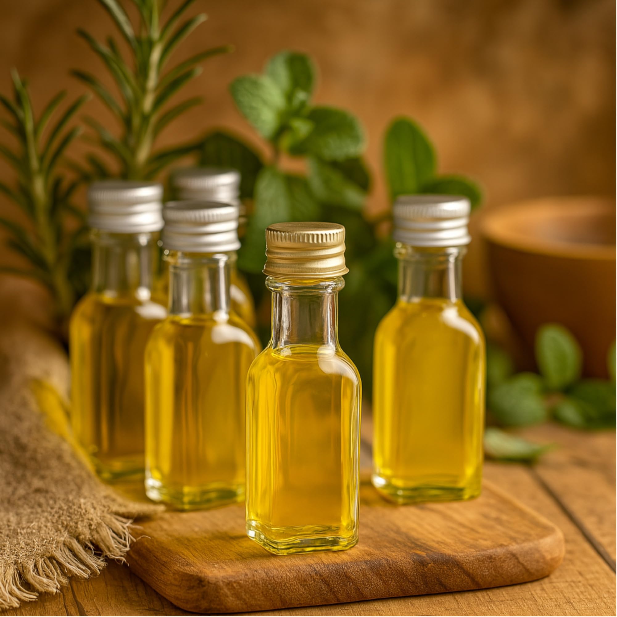 gouveo Lot de 60 bouteilles en verre Maraska de 20 ml avec bouchon à vis argenté - mini bouteille de 0,02 l à remplir - bouteilles en verre pour liqueur, liqueur, huile ou pour l'artisanat (MFET020S)