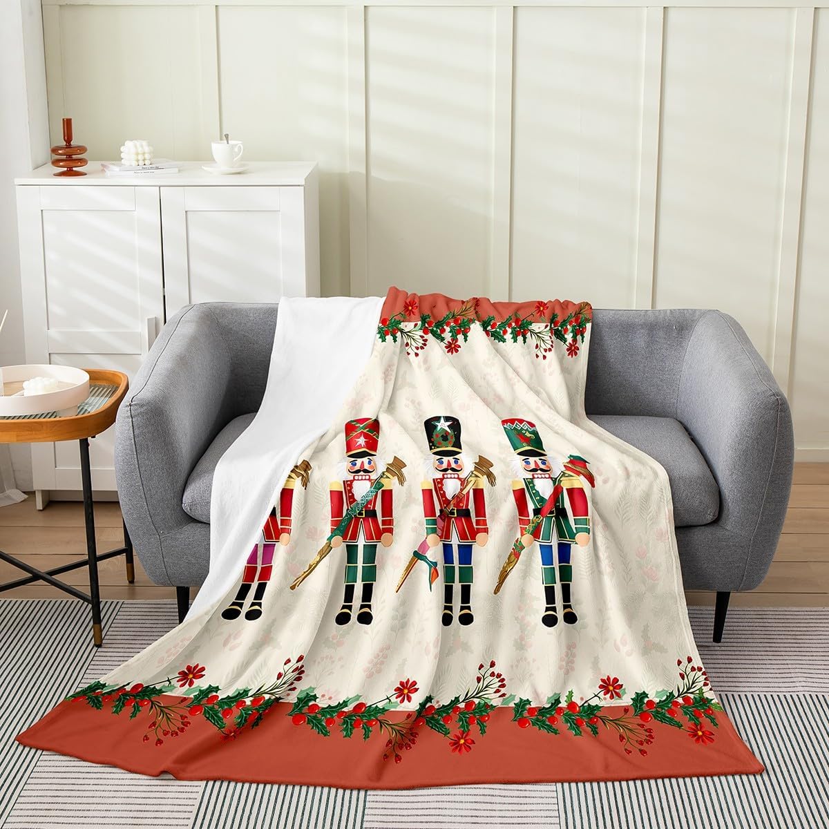 Erosebridal Gothic Skull Flannel Blanket 40x50 Inch Vintage Witchy Fleece Blanket Spooky Magic Bookshelf Fuzzy Plush Throw Black Retro Wizard Mysterious Cool Living Room Decor