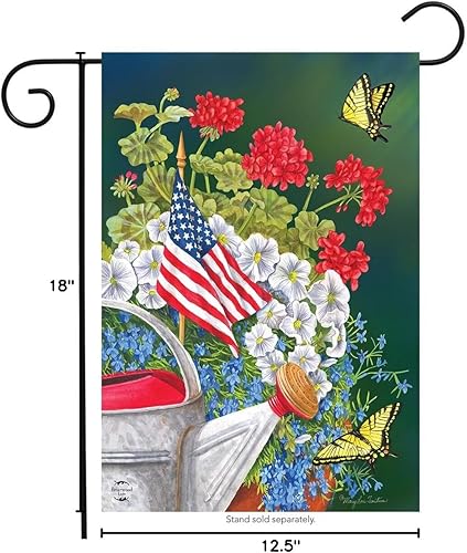 Miniatura 5 de Briarwood Lane Bandera de jardín de verano de American Garden