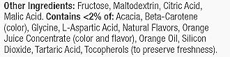 Emergen-C 1000mg Vitamin C Powder for Daily Immune Support Caffeine Free Vitamin C Supplements with Zinc and Manganese, B Vitamins and Electrolytes, Super Orange Flavor - 2 Count