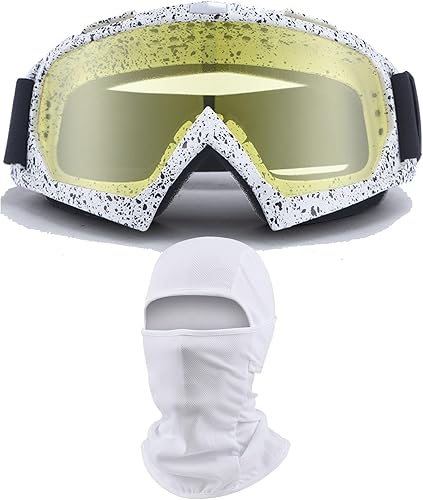 Gafas de motocicleta para motocross, resistentes al viento, a prueba de polvo, para cuatrimotos, gafas de esquí, gafas de seguridad con pasamontañas