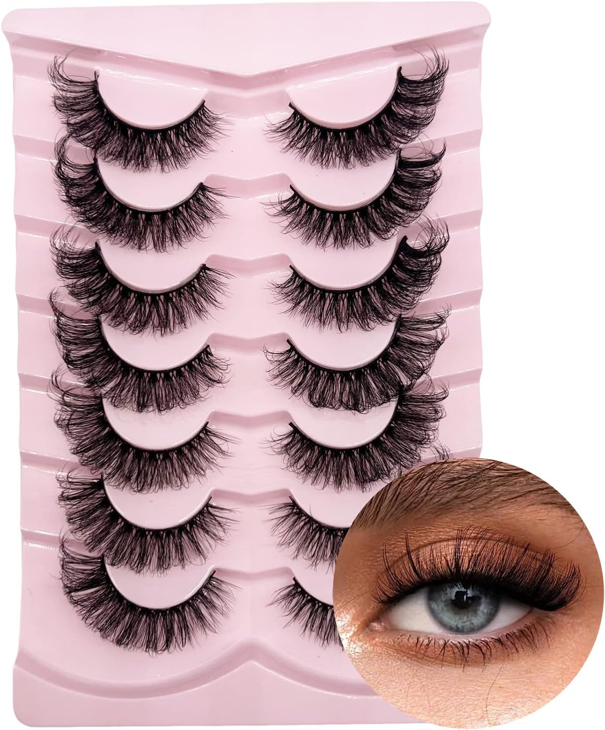 Alyxxndra 3D Mink Lashes Natural Look 20mm Fake Eyelashes