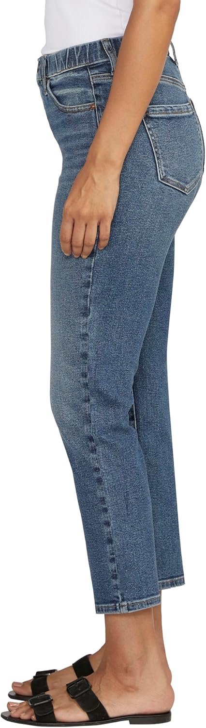 Jag Jeans Womens Valentina High Rise Straight Leg Pull-on Jeans - Legacy - Image 3