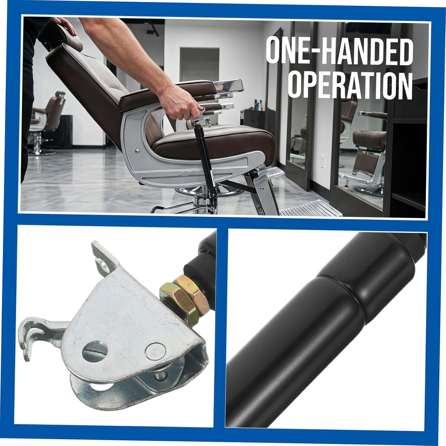 Barber Chair Hydraulic Pump Rod Steel Replacement for Recline Repair