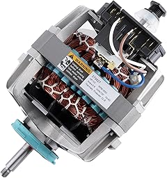 279827 W10396029 3976707 Dryer Drive Motor with Pulley Replacement for Whirlpool Amana Maytag Kitchenaid Kenmore 110 Series, Fits WED4815EW1/0, NED4655EW1/0, MEDC215EW1/0, MEDX655DW1/0, LER3624EQ1/0.