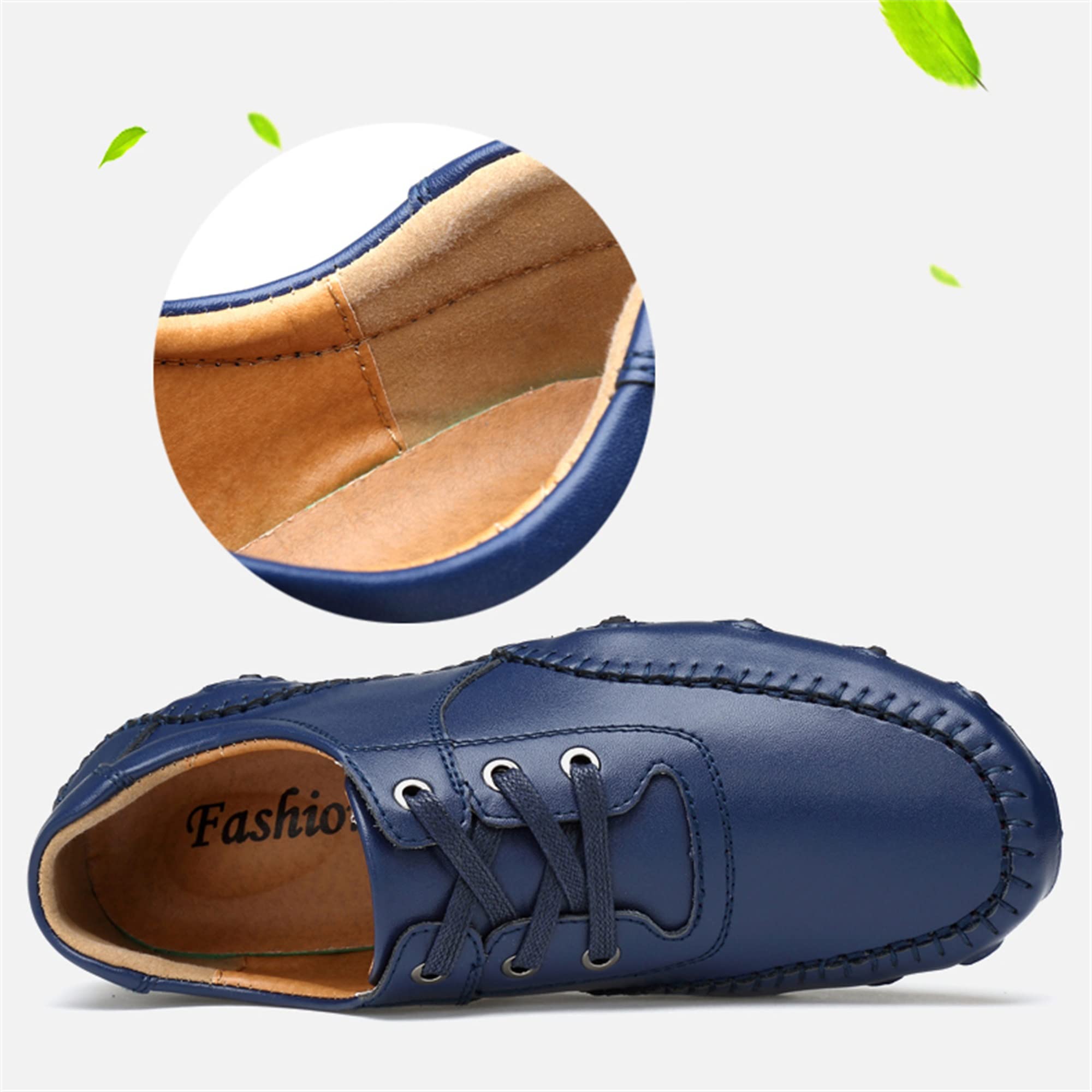 Chaussures de golf en cuir pour homme - Printemps et été - Confortables - Pour grandes tailles 38-46