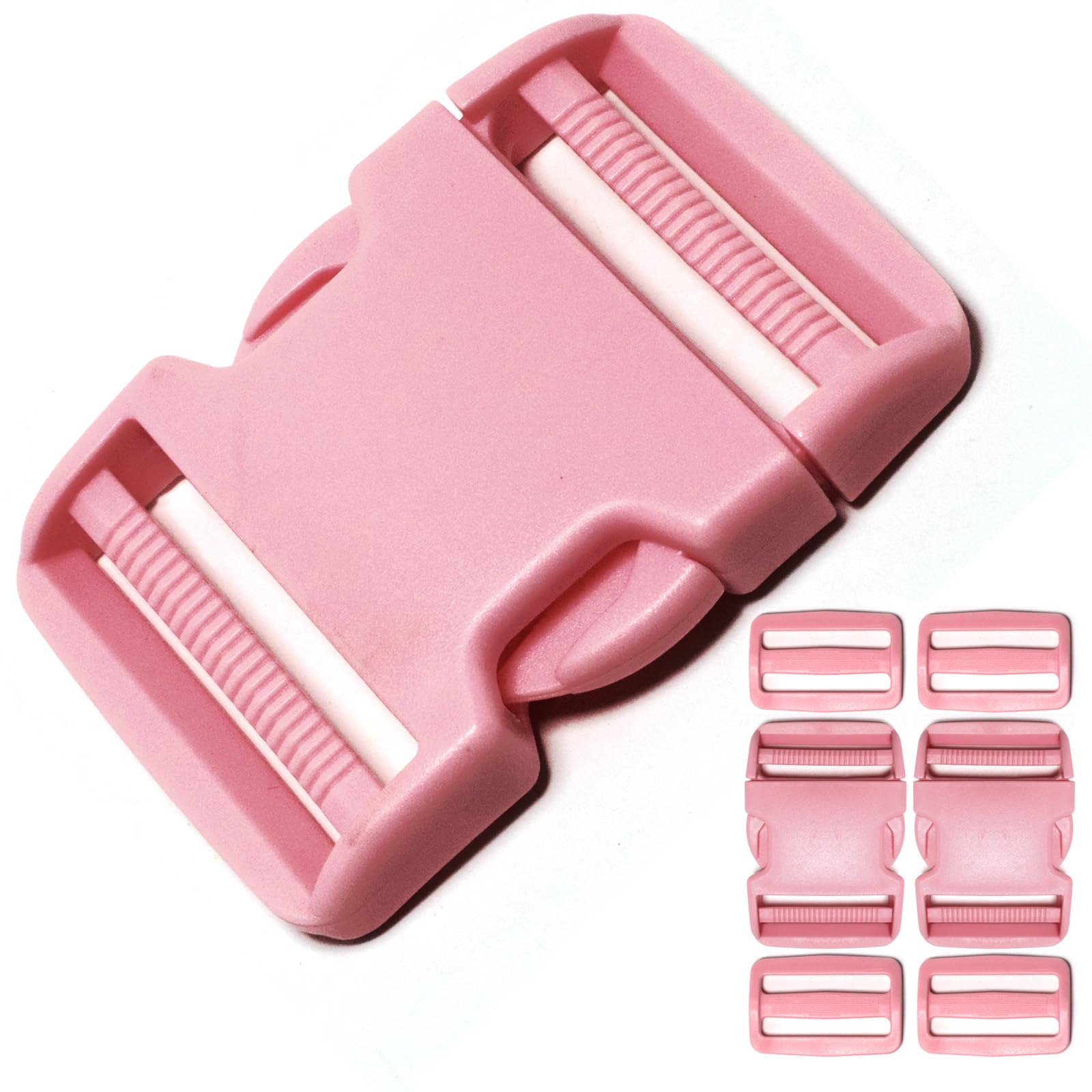 2 pink heart shaped scarf holders 44mm plastic slide buckles Pink Slide Buckles - Etsy main image 4