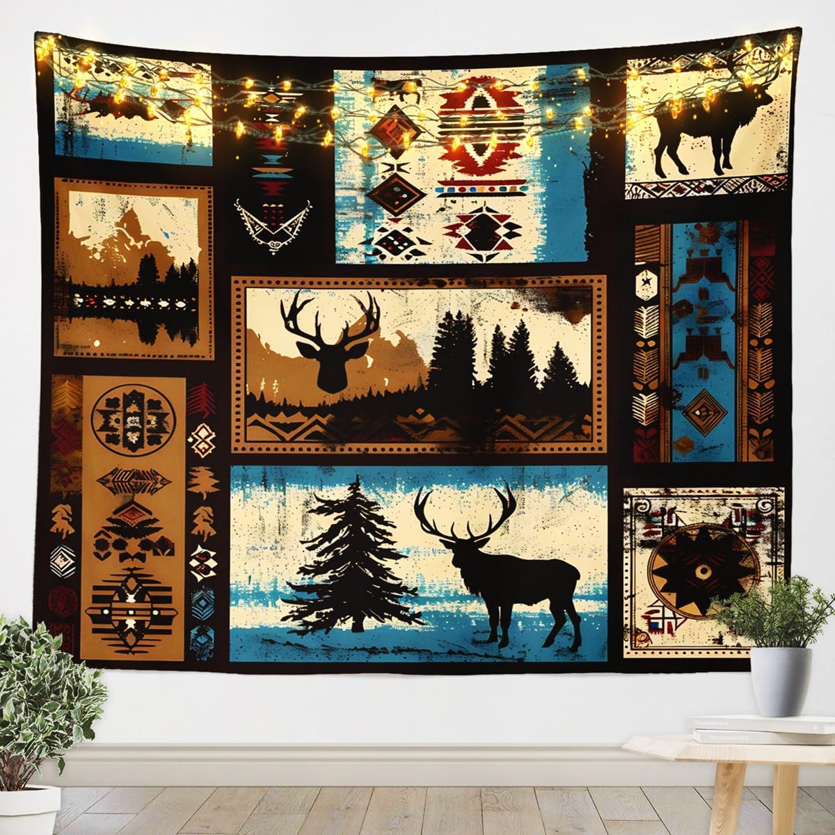 Feelyou Pizza Wall Hanging Realistic Funny Food Tapestry Fast Food Wall Blanket Kids Toddler Gift for Kids Art Medium 59 X59 image 3