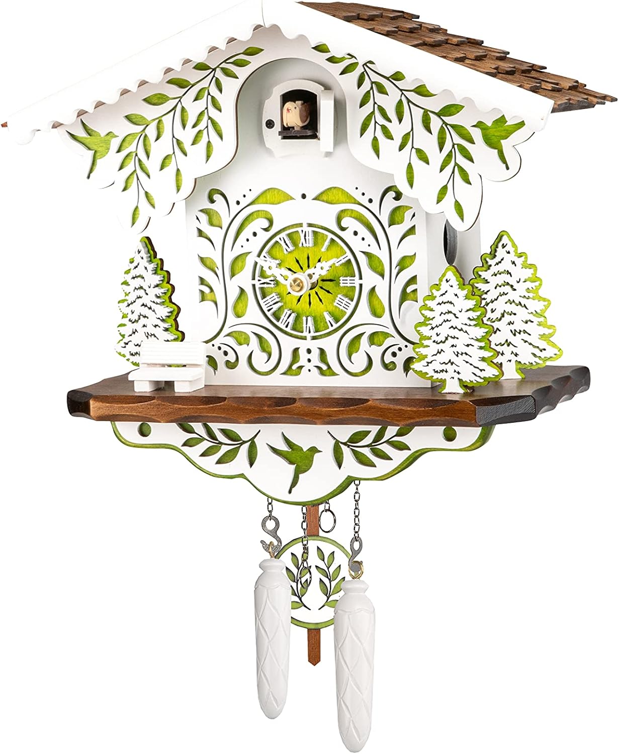 Engstler Quartz Cuckoo Clock Swiss House with Music