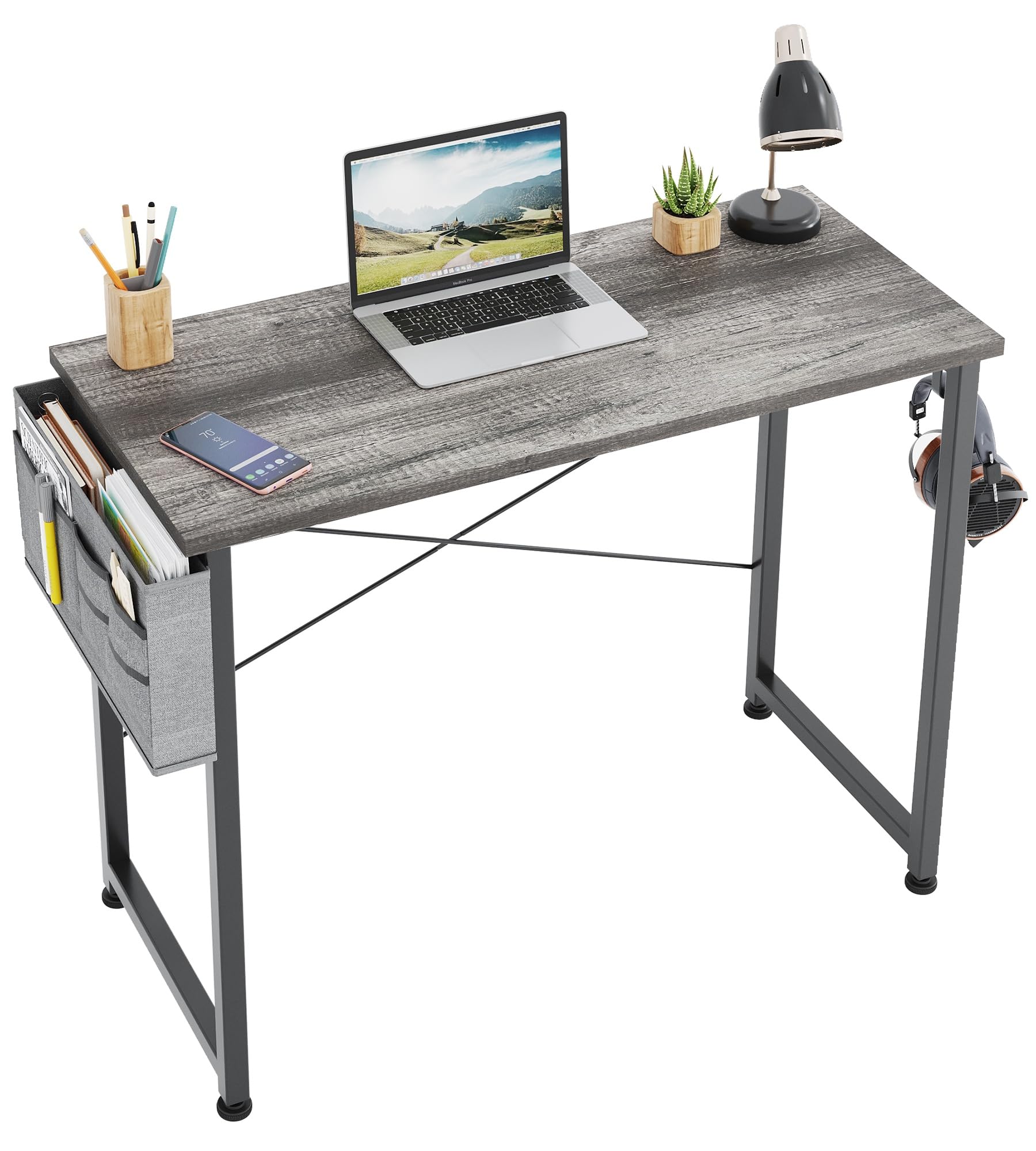 COTUBLR 31 Inch Computer Desk, Home Office Desk, Simple Modern Small ...