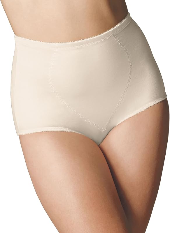 Bali Paquete de calzoncillos moldeadores de control firme para mujer, calzoncillos moldeadores con control de barriga, paquete de 2
