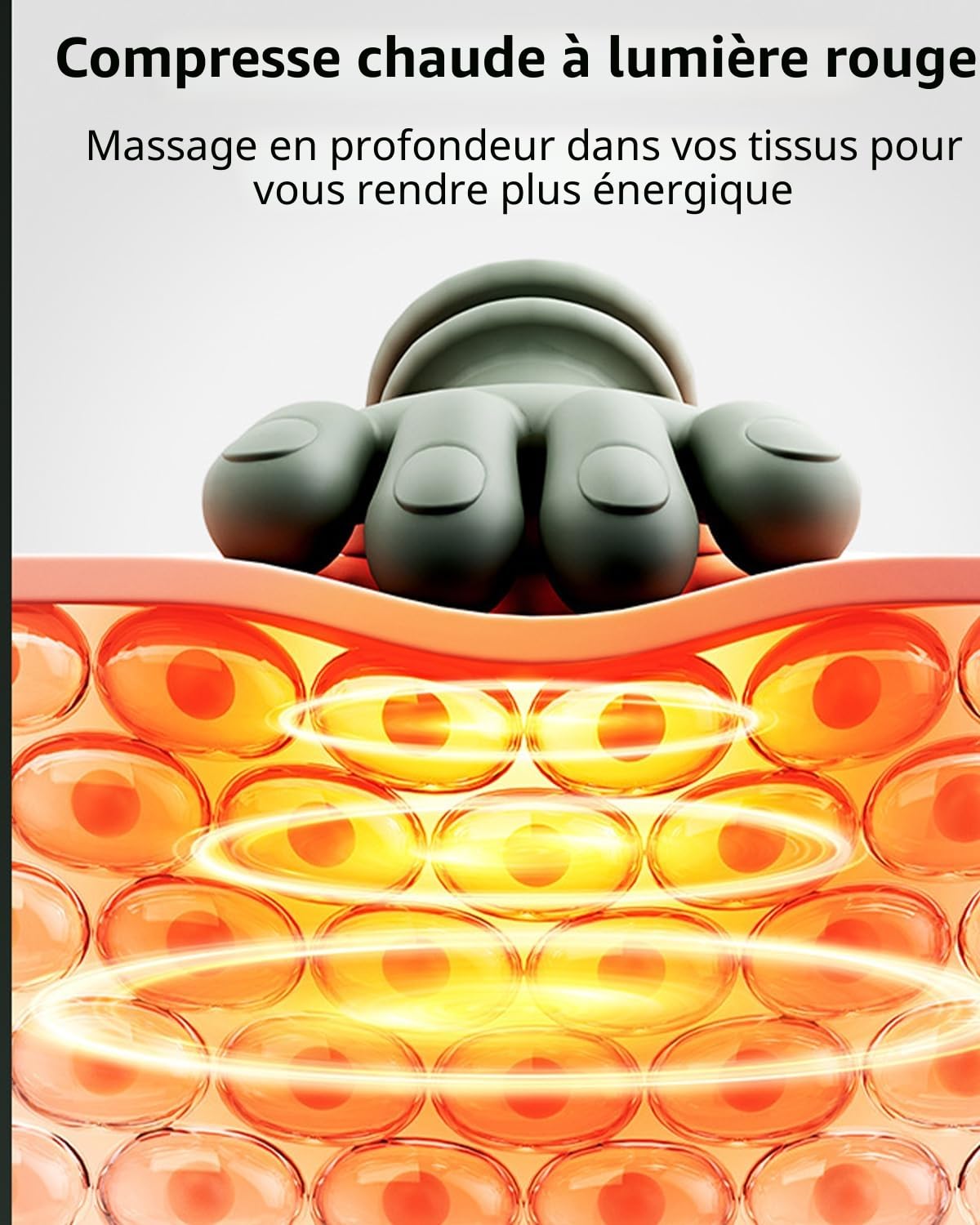 Masseur Cervical à Main Bionique, Cou et épaules Masseur, 4D Massage Cervicales, Masseurs électriques massage main, le Master Wireless pour les épaules, la nuque