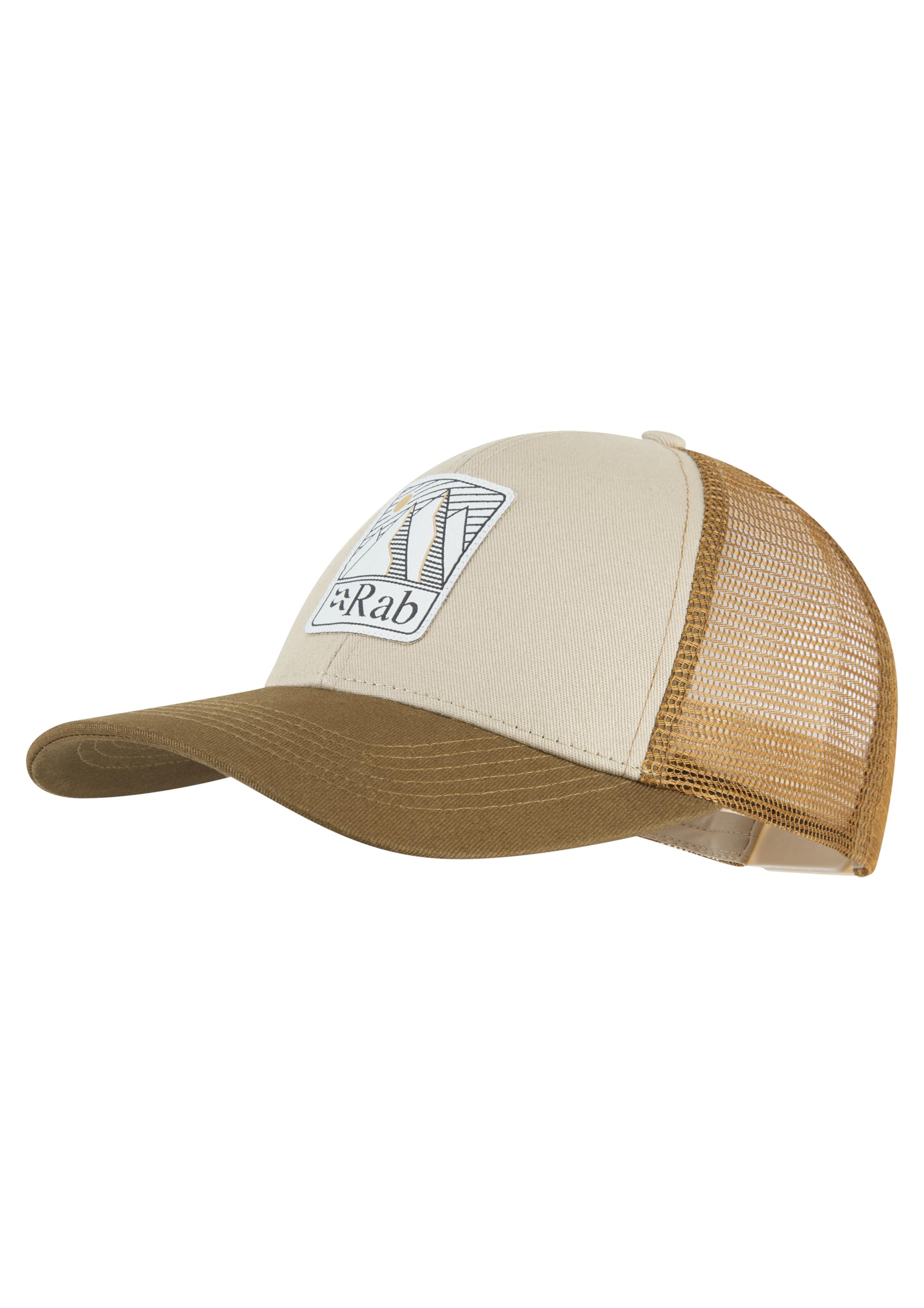 Rab Unisex Pebble/Oak Dihedral Badge Cap - Lightweight Breathable Hat For Hiking & Trekking - One Size