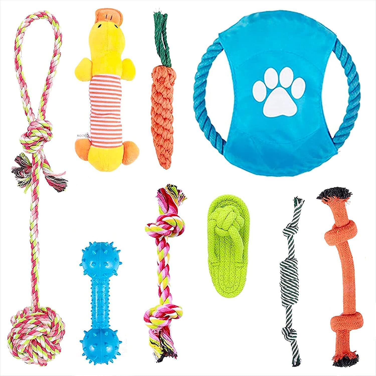 Jeefome Puppy Teething Chew Toys/Dog Toys for Small Dogs/Puppy Chew Toys for Teething/Small Dog Chew Toys for Puppies/Squeaky Dog…