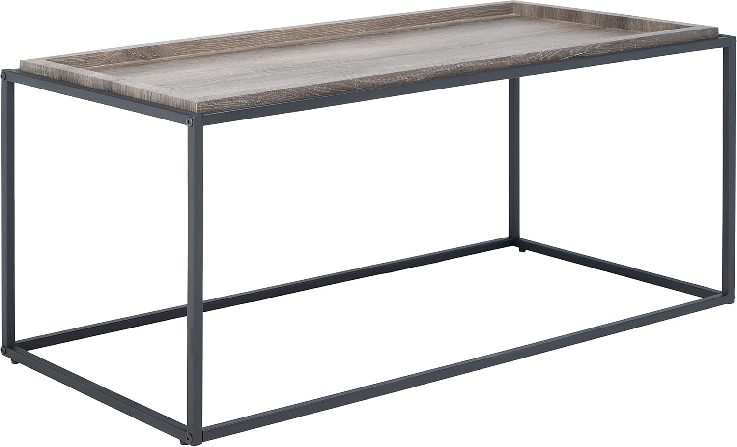 SAFAVIEH Home Collection Andey Brown/Black Living Room Coffee Table
