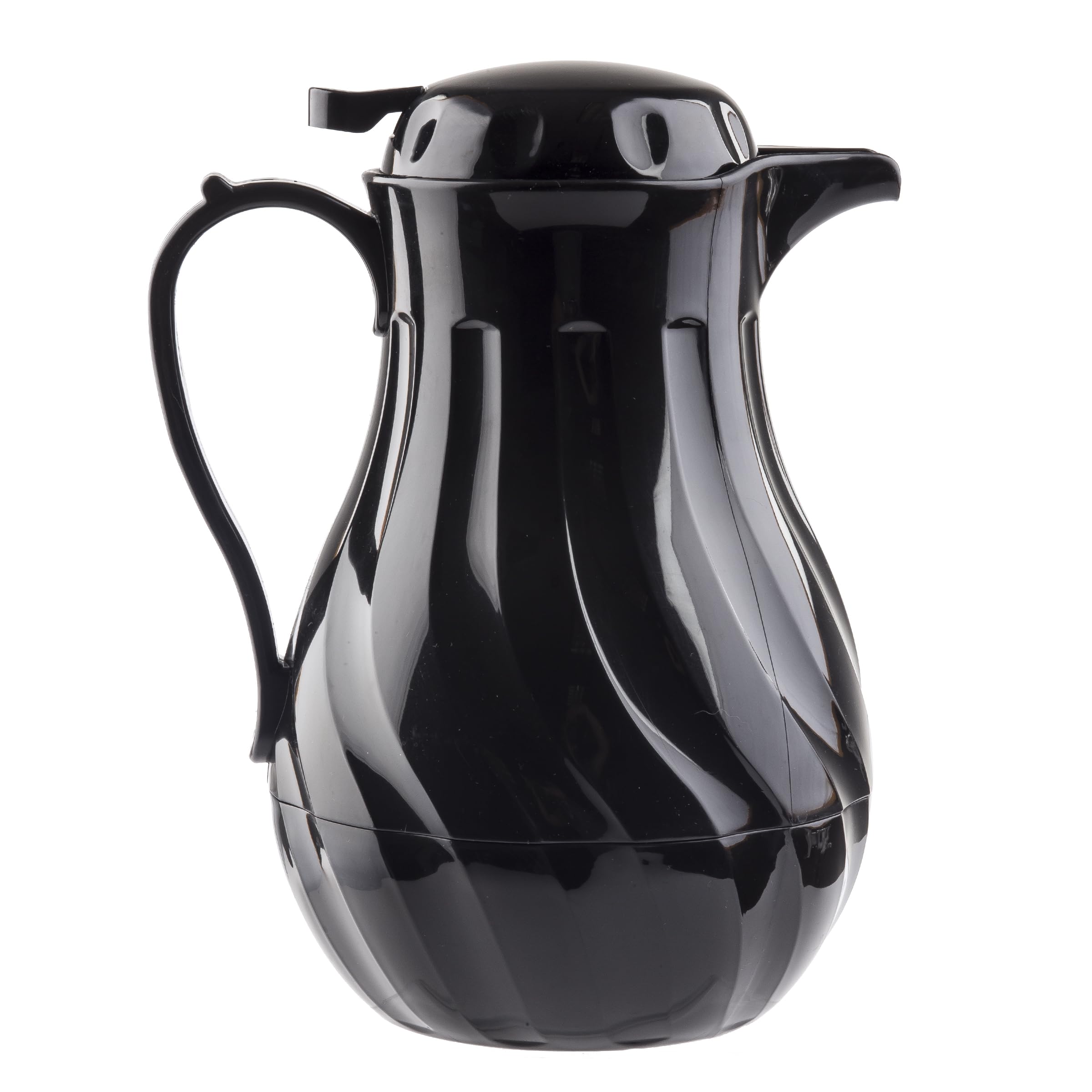 Servidor de café aislado Tablecraft blanco de 40 oz: despídete de las bebidas tibias
