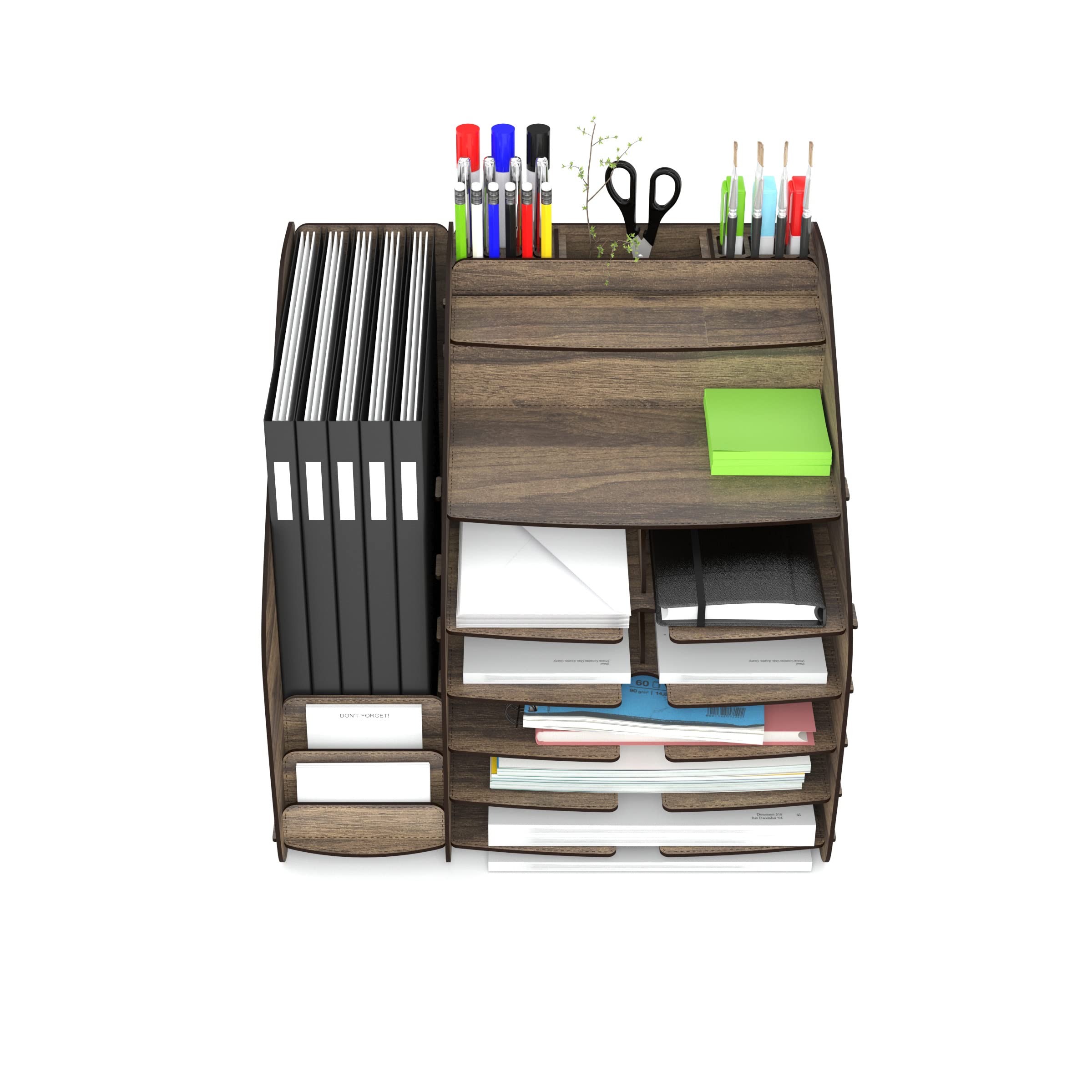 Mingitav Design OTTO Fx-xl Modest - 2 Renk - A4 Evrak Rafı Masaüstü Organizer design_otto_fx_XL_Modest (Ceviz)