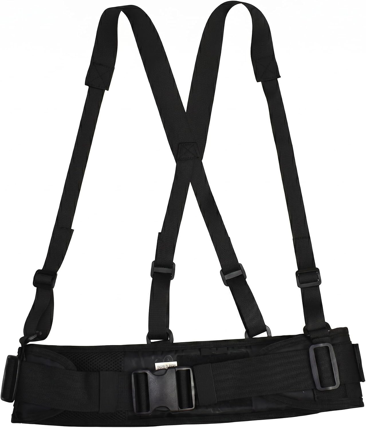 Tactical Waist Belt Multi-Purpose Molle Patrol Belt Outdoor Sports Equipment with Adjustable Suspenders