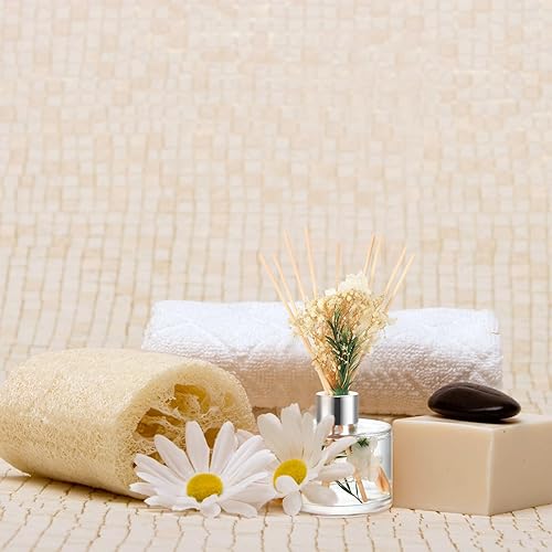 Miniatura 5 de Rtteri Juego de 2 difusores de aceite de flores con recambio, botellas difusoras vacías de 5 onzas, vidrio de aroma de aceite para difusores,