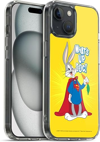 Miniatura 255 de Head Case Designs Funda de gel suave con licencia oficial de Looney Tunes Retro Bugs Bunny compatible con Apple iPhone 11 Pro Max Retro,Blanco y