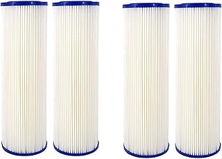 COMPLETE FILTRATION SERVICES Compatible for EcoPure EPW2P Pleated Whole Home Replacement Water Filter - Universal Fit - Fi...