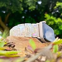 Vista 132 de Lightweight Resin Band For Apple Watch Series 11 10 SE 9 8 7 6 5 4 3 2 1 Ultra 3 2, Fashion Adjustable Replacement Strap for iWatch Bands 38mm 40mm