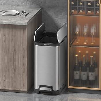 Mbillion ゴミ箱 おしゃれ スリム ペダル式 ごみ箱 ステンレス 28L Amazon｜Mbillion ゴミ箱 おしゃれ スリム ペダル式 ごみ箱