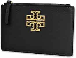 激安★Tory Burch Britten Zip Card Case カード名刺入れ 141067 AzuraMart - Tory Burch Britten Zip Card Case - Croco Black