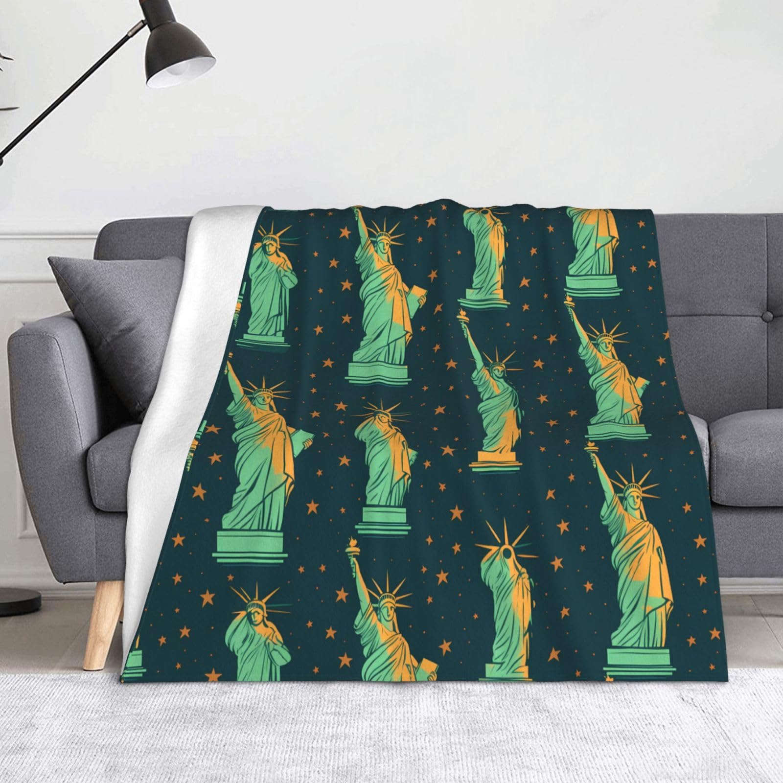 Couverture voyage et camping 152x127 cm motif New York pour vos sorties