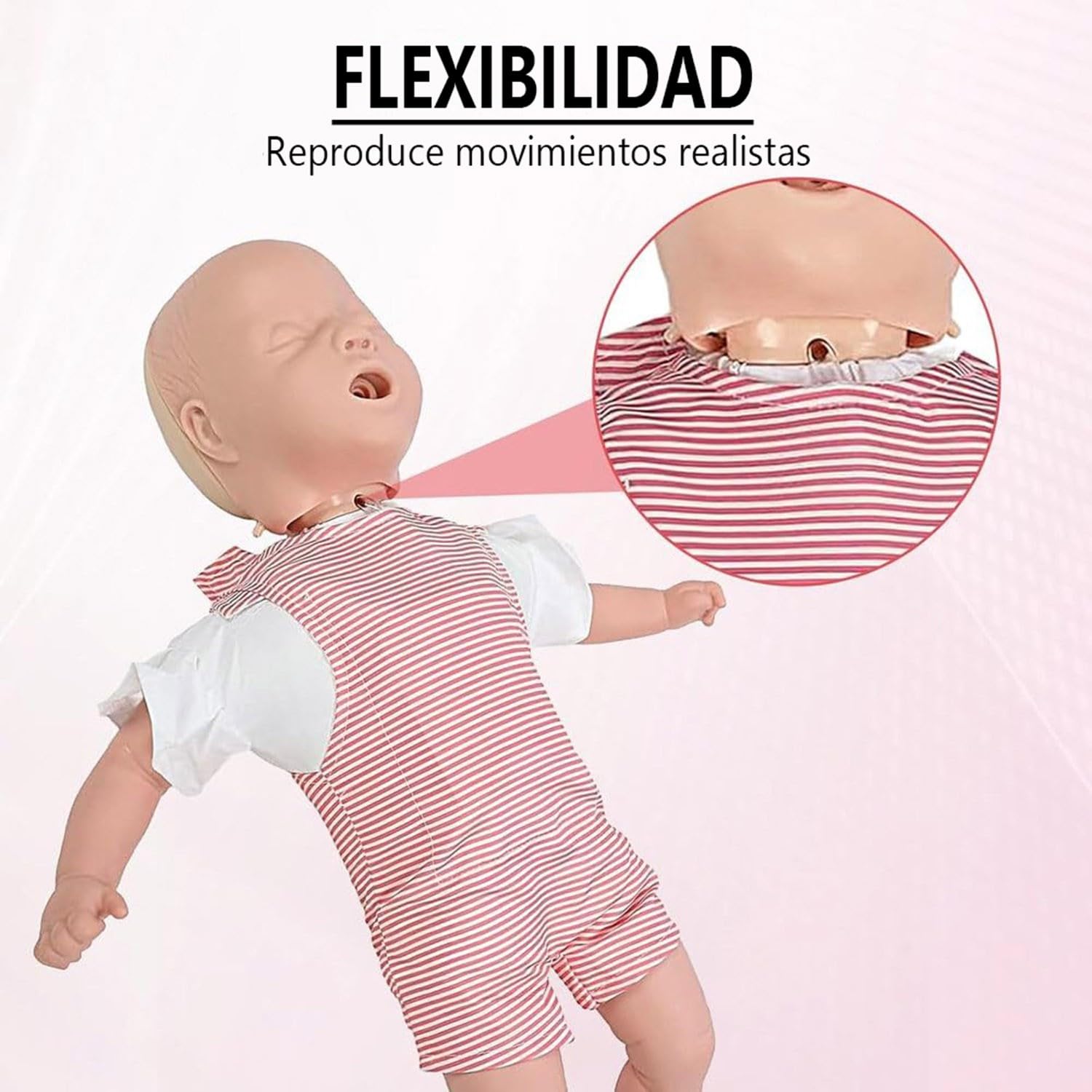 Professionelle Trainingspuppe Für Babys, Reanimationspuppe, Erste-Hilfe-Puppe Für Babys, Für Übungen Zur Atemwegsverlegung Und Rettungsmaßnahmen Im Notfall