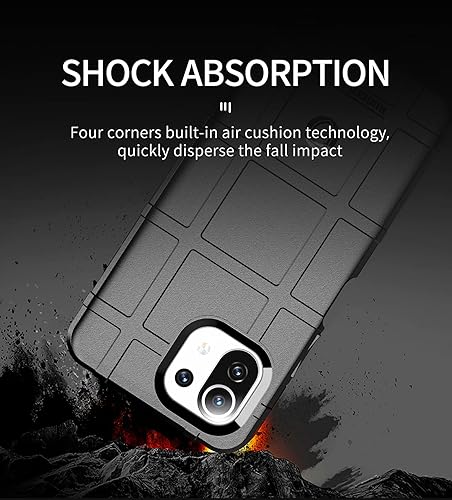 Miniatura 6 de CCSmall Funda para Xiaomi Mi 11 Lite (no Mi 11) para hombre, resistente a prueba de golpes, grado militar, prueba de caídas, carcasa de campo súper