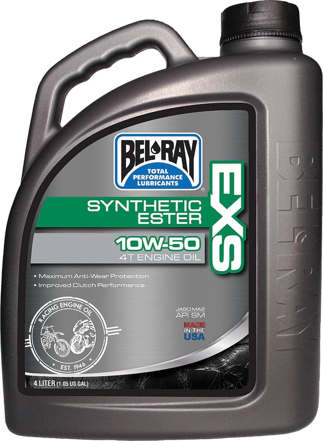 Bel-Ray 10W50 EXS Synthetic Superbike Motor Oil 4 Liters 99160-B4LW (1)