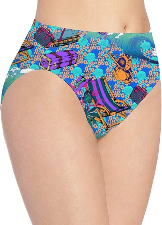Redsheep Great Gift Summer Vacation Seamless Turquoise Womens Underwear