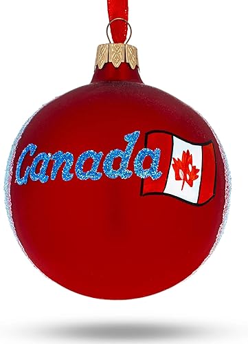 Miniatura 7 de CN Tower, Toronto, Canadá, bola de cristal adorno de Navidad 3.25 pulgadas