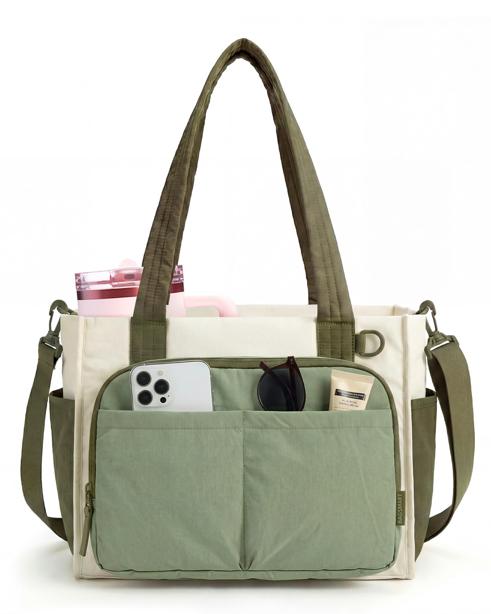 BAGSMART Puffy Tote