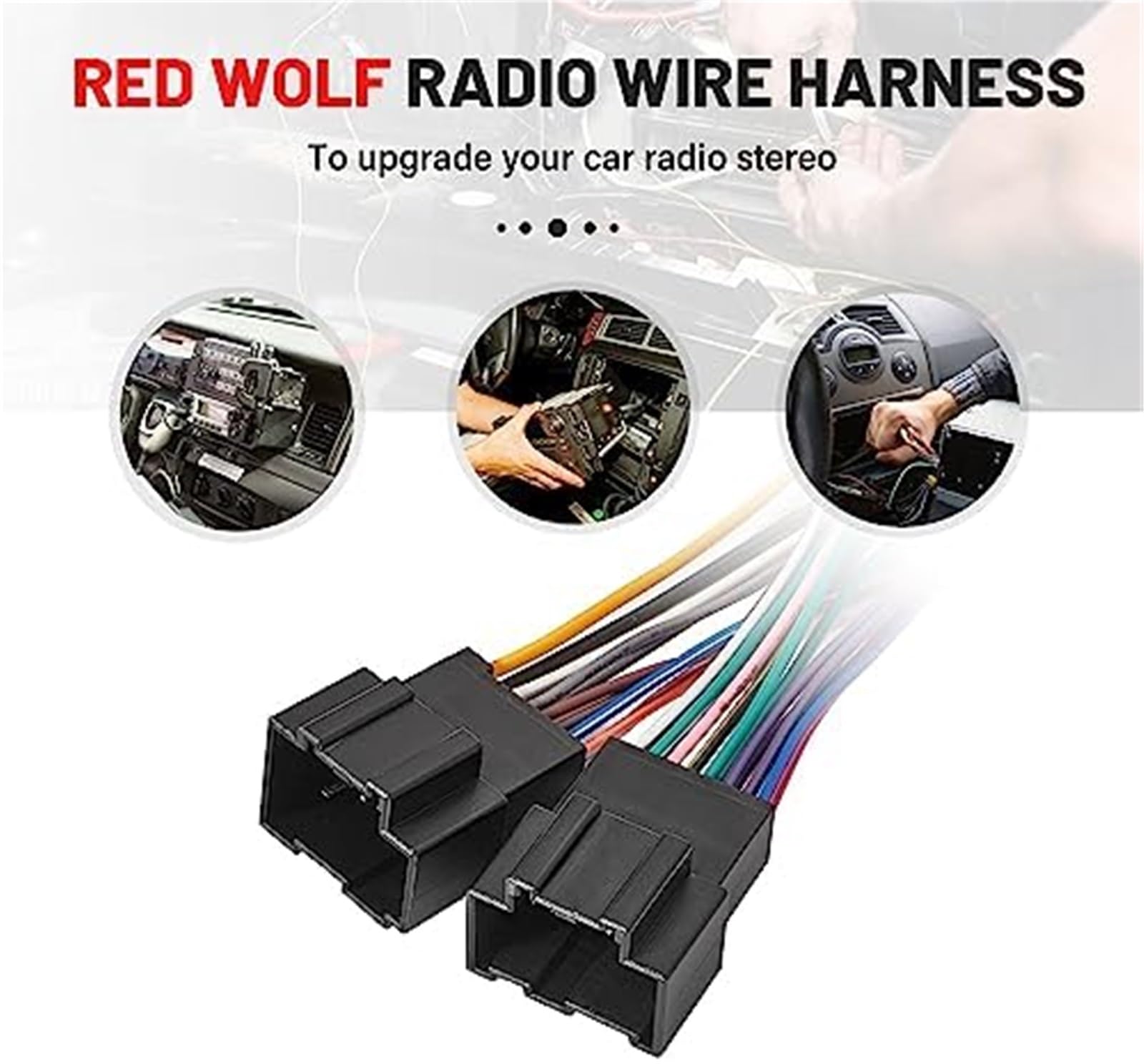 Złącze adaptera wiązki przewodów radia samochodowego, do modeli 2006-2013, do Chevroleta, do GMC Express Savana, do Buicka, Kabel adaptera audio samochodowego
