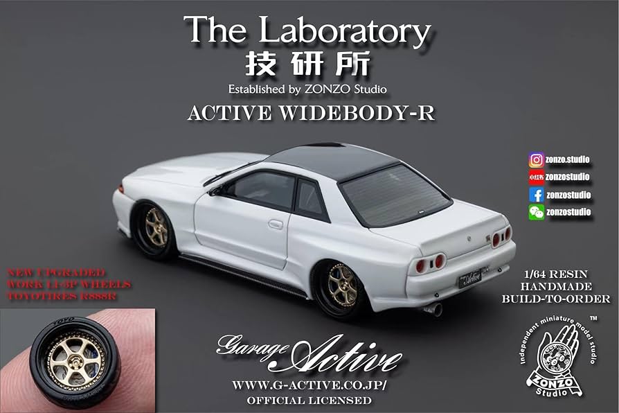 Amazon | 1/64 The Laboratory 日産 skyline GT-R R32 Garage Active