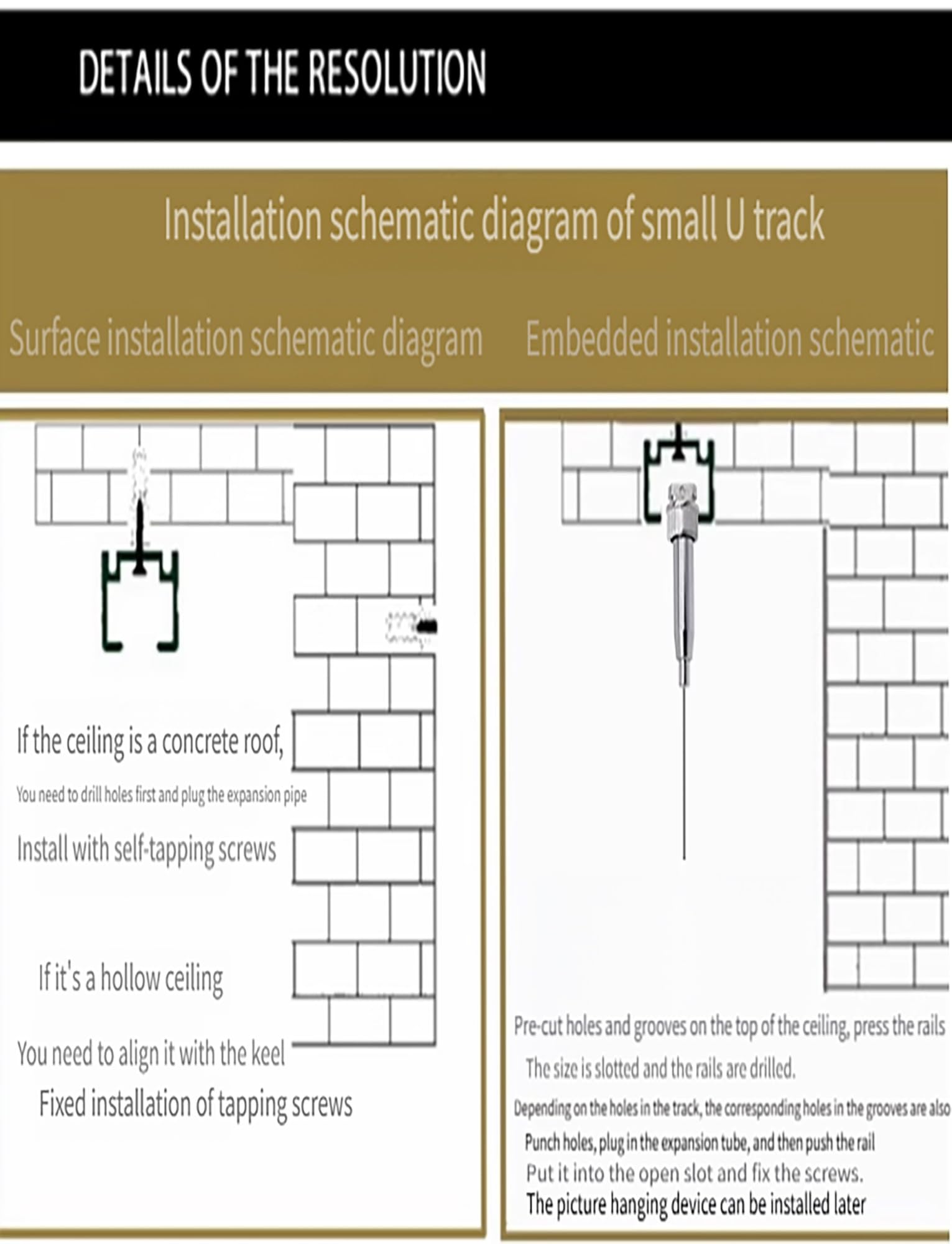 Sistema de techo para colgar cuadros con rieles, cables y ganchos para carteles y galería, solución versátil de arte de pared