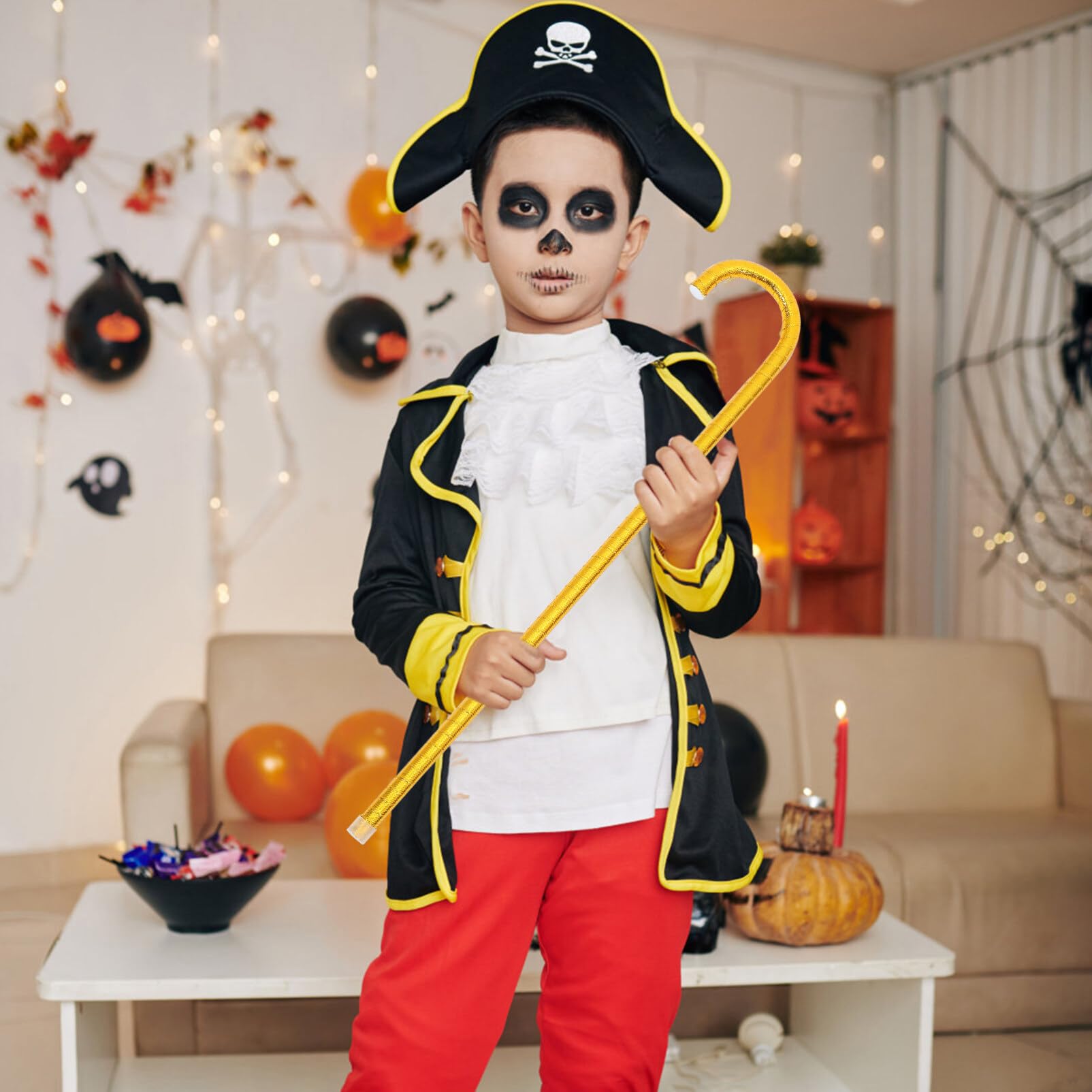 AMUSLESUR Canne de Danse en Plastique Noire Lot de 5 Légères Compactes pour Spectacles de Rôle et Fêtes Costumées Halloween et Carnaval AMUSLESUR Canne de Danse en Plastique Noire Lot de 5 Légères Compactes pour Spectacles de Rôle et Fêtes Costumées Halloween et Carnaval