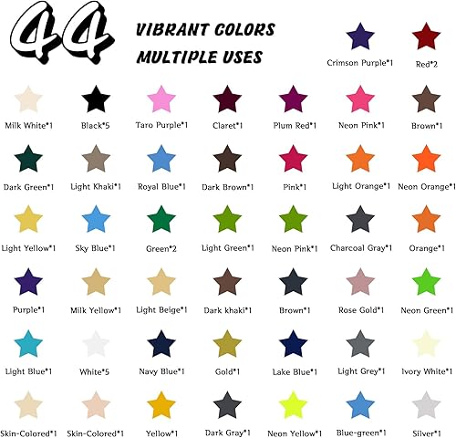 Miniatura 2 de HTVRONT Vinilo de transferencia de calor, paquete de 55 unidades de vinilo para planchar de 12 x 10 pulgadas, compatible con la máquina de corte