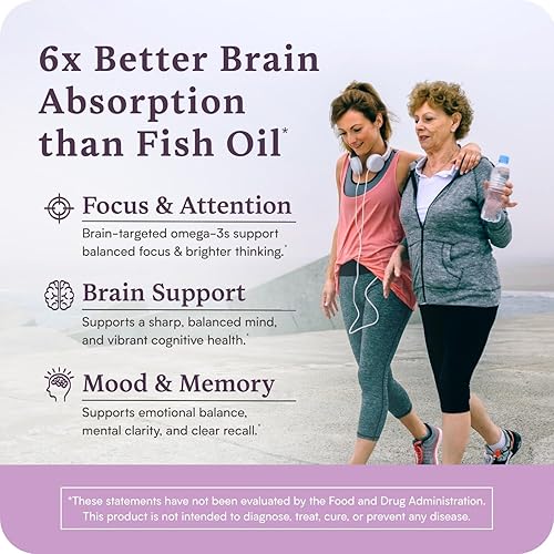 Miniatura 2 de Omega Max wLYSOVETA LPC  Suplementos EPA y DHA para la salud del cerebro y la retina  Enfoque, atención, memoria, estado de ánimo y visión  6 veces