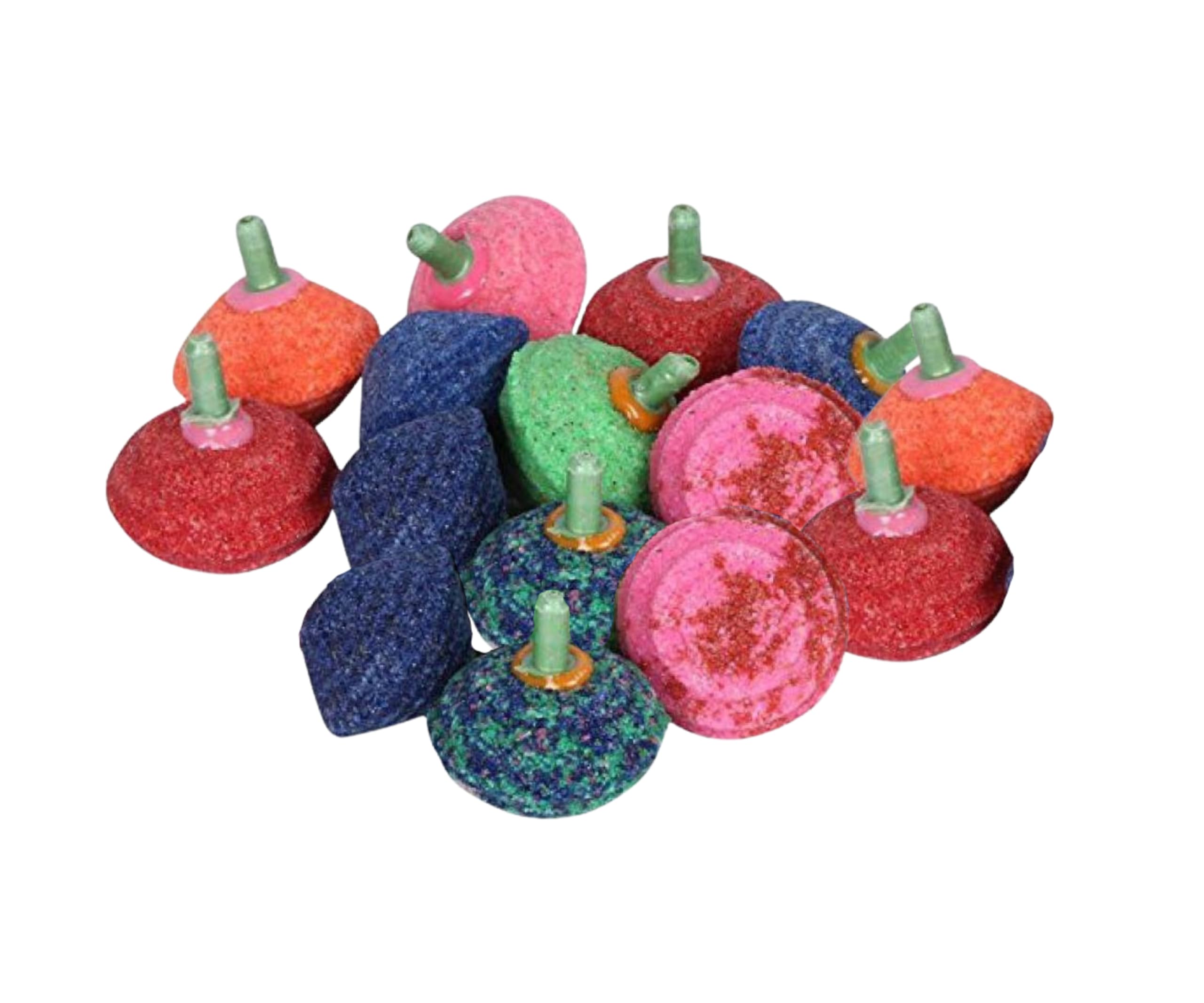 Foodie Puppies Air Oxygen Bubble Stones for AquariumFish Tank - Pack of 15 | Used in Aquariums/Fish Tank/Hydroponic Systems for Salt and Fresh Water (Color May Vary)