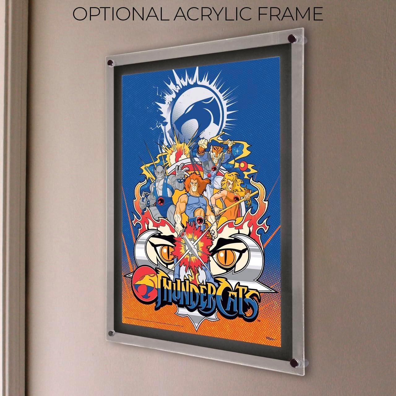 MIGHTYPRINT ThunderCats – Lion-O, Cheetara, Panthro, Tygra & More – 17" x 24" Wall Art – Officially Licensed Collectible – Ideal for Gifting and Collecting MP17240948