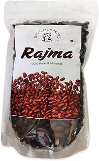 Jiaz Enterprises Red Kidney Beans, Dark 17.6 Oz (500g) ~ All Natural | Vegan | Gluten Friendly | NON-GMO | Kosher | Rajma