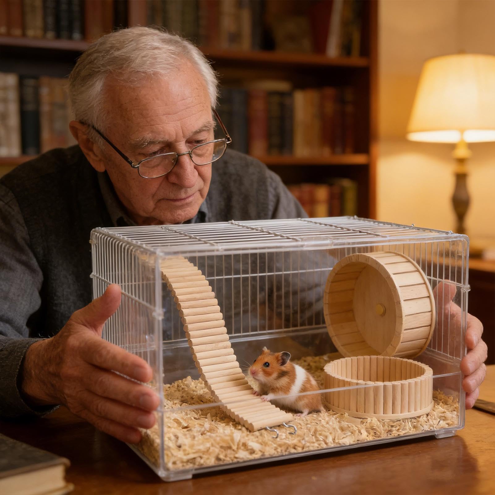 Hamster-Kletterspielzeug Kleintier-Zubehör zur Beschäftigung im Käfig | Leiterbrücke für Hamster für Kleintiere: Streifenhörnchen, Rennmäuse, Mäuse, Reptilien, Hamster und Zuckergleiter
