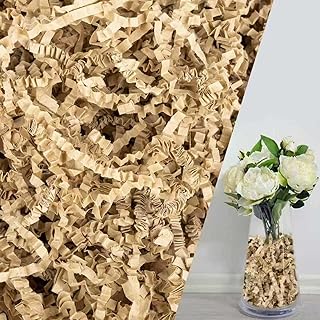 2 LB Crinkle Paper Filler for Gift: Shredded Wrapping for Gift Boxes or Wedding or Birthdays, Crinkle Cut Paper & Basket Stuffing Filler (Kraft)