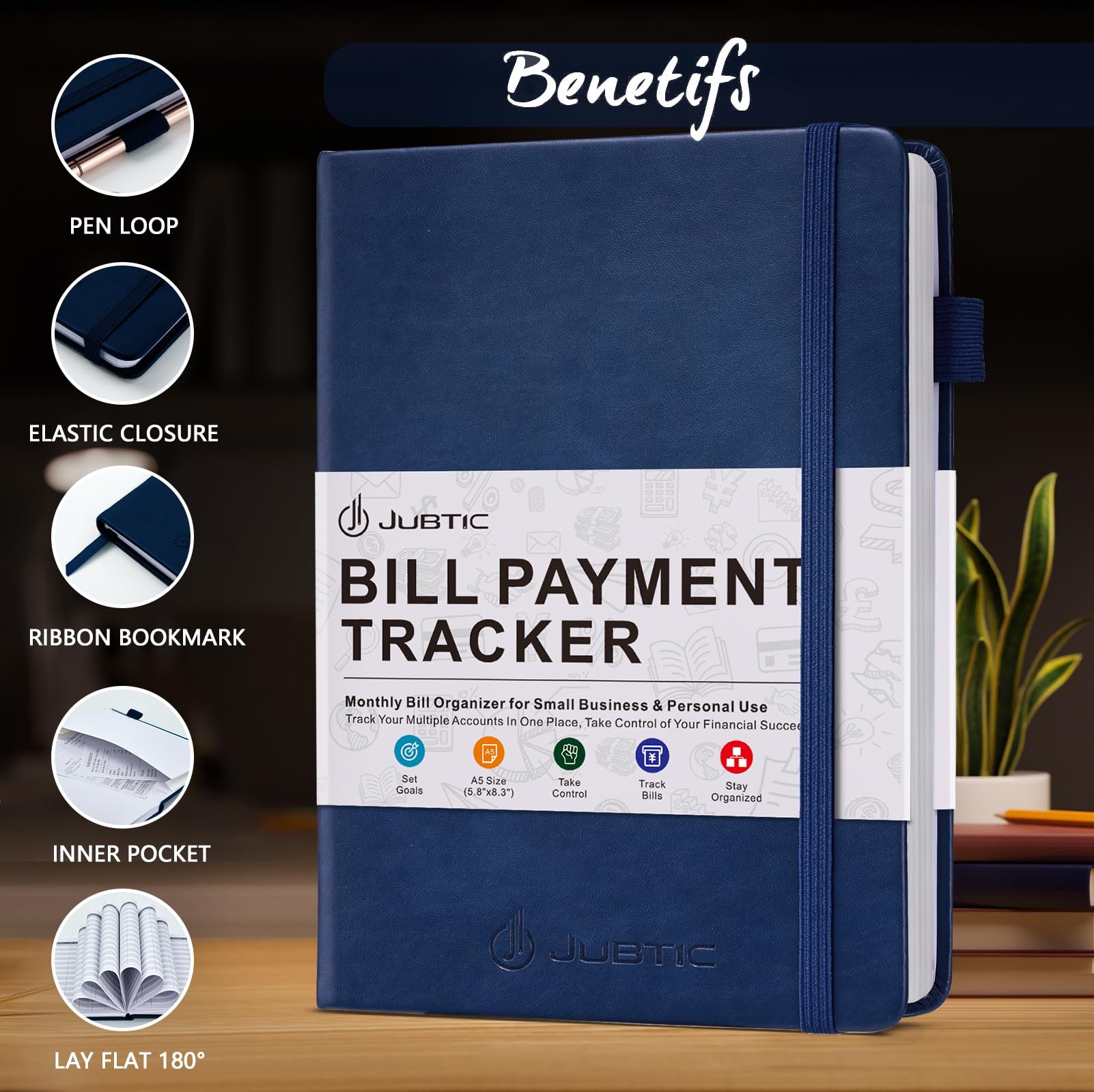 Snapklik.com : Bill Tracker Notebook, Bill Payment Tracker Monthly ...
