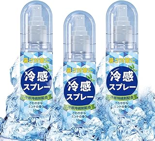 Cool Spray, Cooling Body Spray for Summer Down Instant Cooling Relief for Outdoor Sports Travel Non-Sticky Mist for Men and Women (3)