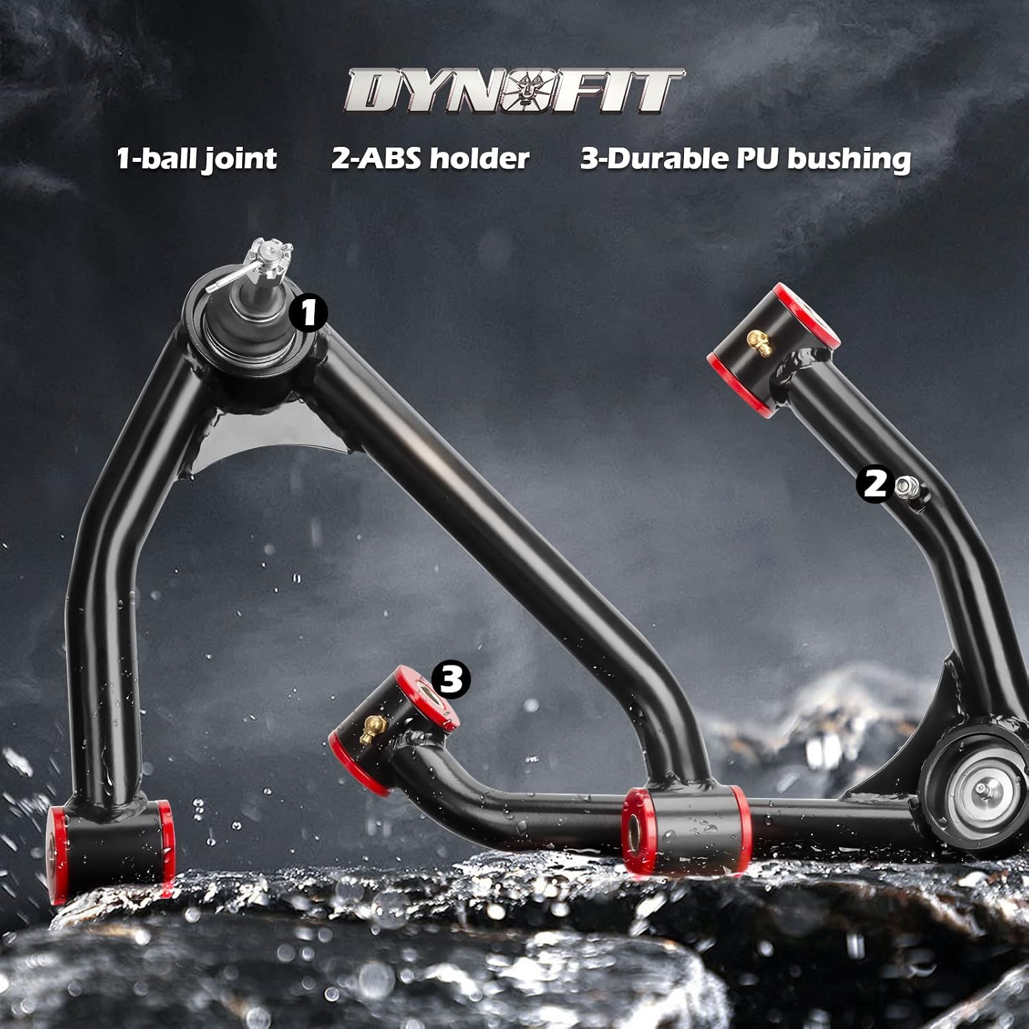 dynofit 2-4" Lift Upper Control Arms/A-arms/UCAS for 2007-16 Yukon/Yukon XL, Suburban 1500, Escalade, Left and Right Suspension Leveling Lift Kits for 07-15 Sierra 1500, Silverado 1500, 07-16 Tahoe